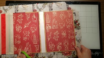Lapbook tutorial series 3; finish covers and preparing for pockets
