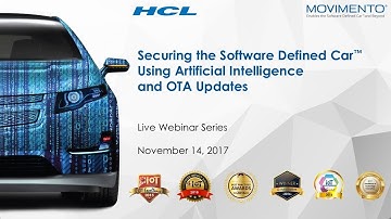 Securing the Software Defined Car™ Using Artificial Intelligence and OTA Updates