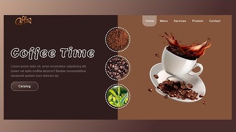 How to Create Coffee Website Using Only HTML & CSS For Beginners | Step by Step Hindi Tutorial