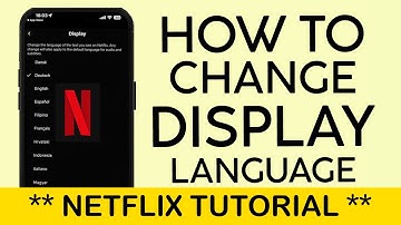 How to Change the Display Language on Netflix App - STEP BY STEP 2024