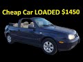 2001 VW Cabrio Cabriolet CHEAP Project Mech Special Runs/Drives
