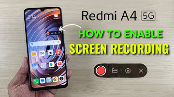Redmi A4 5G : How To Enable Default Screen Recording Feature