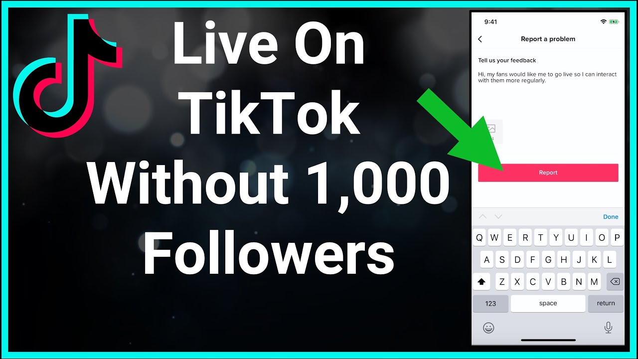 How To Go Live On TikTok Without 1,000 Followers YouTube