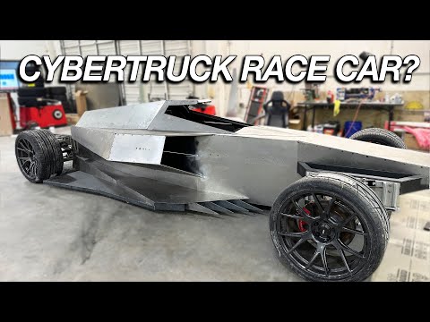 My Single Seater Supercar Looks Like A Cybertruck Mixed With F1 Car! Cyber Kart Body Build