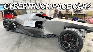 My Single Seater Supercar Looks Like A Cybertruck Mixed With F1 Car! Cyber Kart Body Build
