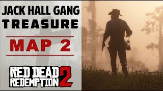 Location of Jack Hall Gang Treasure Map 2 | Red Dead Redemption 2 (Treasure Hunter)