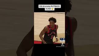 OG Anunoby PUTBACK DUNK #nba #raptors