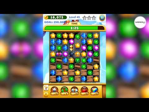 Jewel Mania - How to Beat Level 49 (With Commentary)