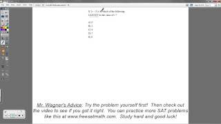 SAT Math - Question #30 (Solving Inequalities with Absolute Value)