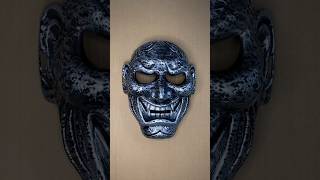 I repainted a Samurai Mask ?? diy painting art mask cosplay starwars samurai
