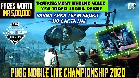 Pubg Mobile Lite Championship 2020 Registration