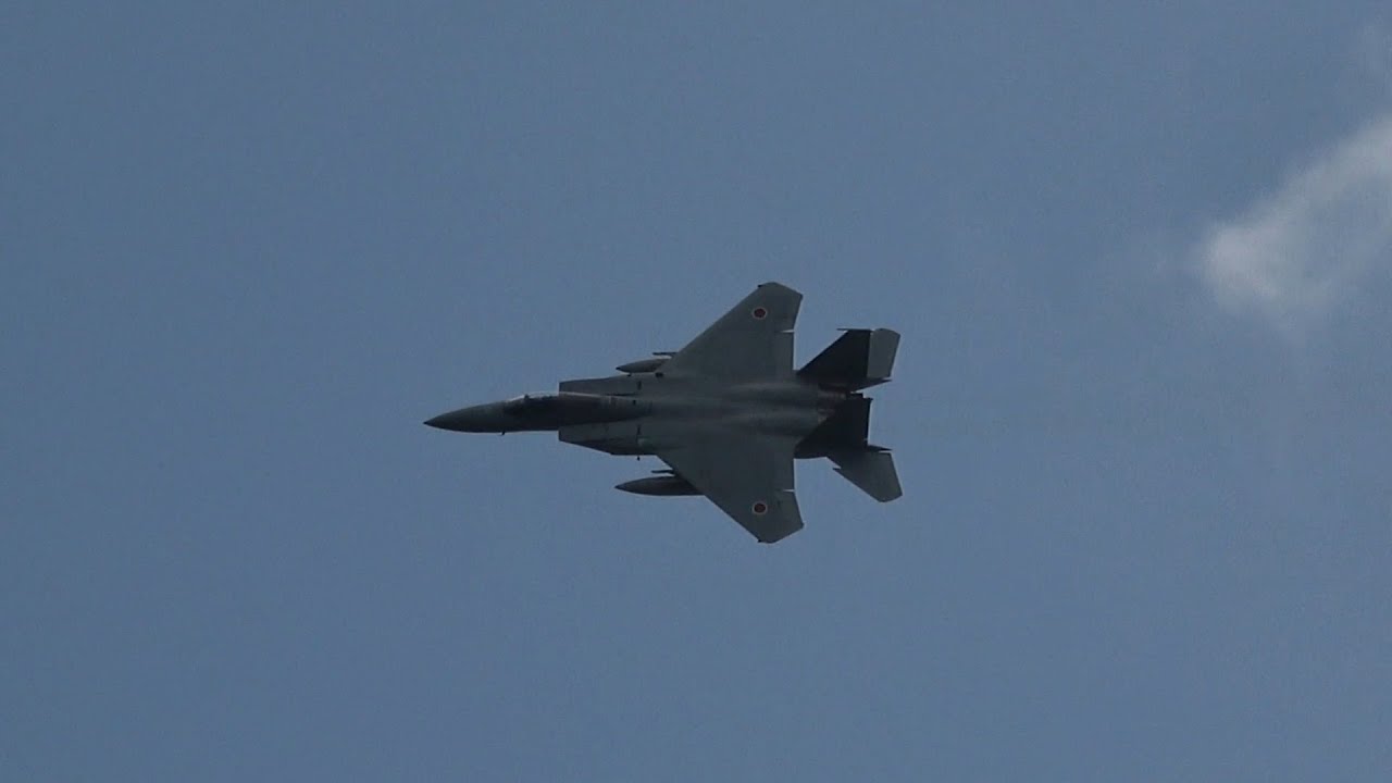 F-15J戦闘機（第201飛行隊）機動飛行 千歳基地航空祭2022年