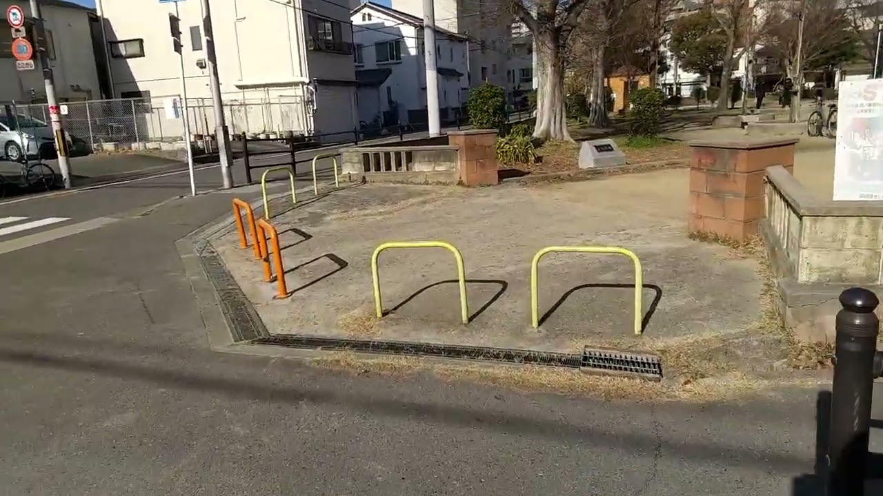 港車庫跡から朝潮橋駅２Ａ号口まで歩く