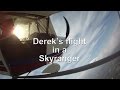 Derek flies