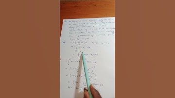 A block of mass 5 kg initially at rest at the Origin is acted on by a force along..........?