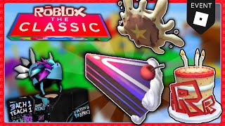 EVENT ENDING LAUNCHING ALL Classic Items! Developer Slice, Star Creator Pie & Staff Cake in Roblox