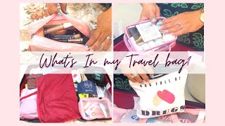 What's in my travel bag? | Pack with me! | UniqueSneakPeeks