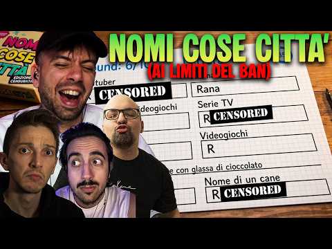 NOMI COSE CITTÀ ai LIMITI DEL BAN (non avrei dovuto farlo) w/ @oDeluxx @AroundDread @Mollu