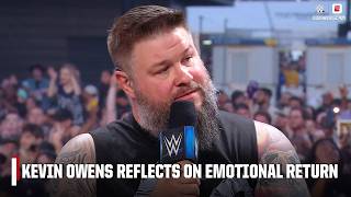 Kevin Owens reacts to triumphant return from neck injury at SummerSlam 🔥 | WWE on ESPN