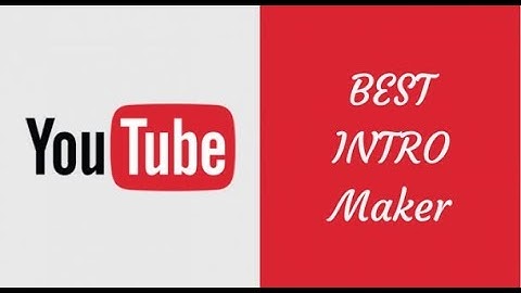 How To Make A Custom Youtube Intro On Android/IOS (2018)