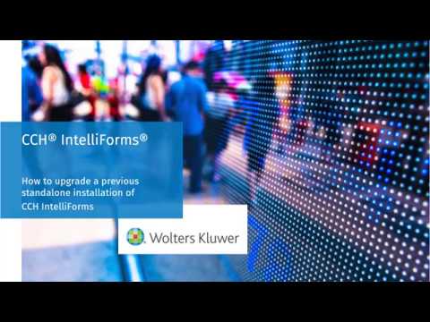 CCH® IntelliForms®   How to Upgrade a Standalone Installation of CCH IntelliForms