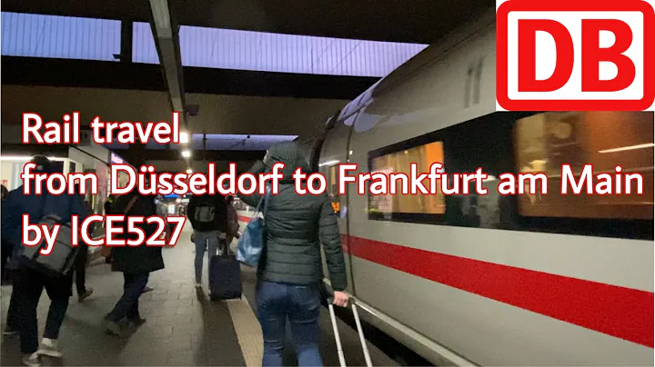 Journey from Düsseldorf Central Station to Frankfurt (Main) by ICE527