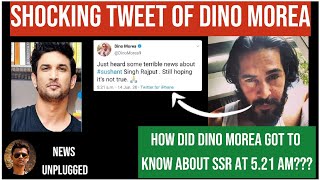 DINO MOREAS shocking Tweet on SSR || SSR LATEST NEWS || SHOCKING NEWS