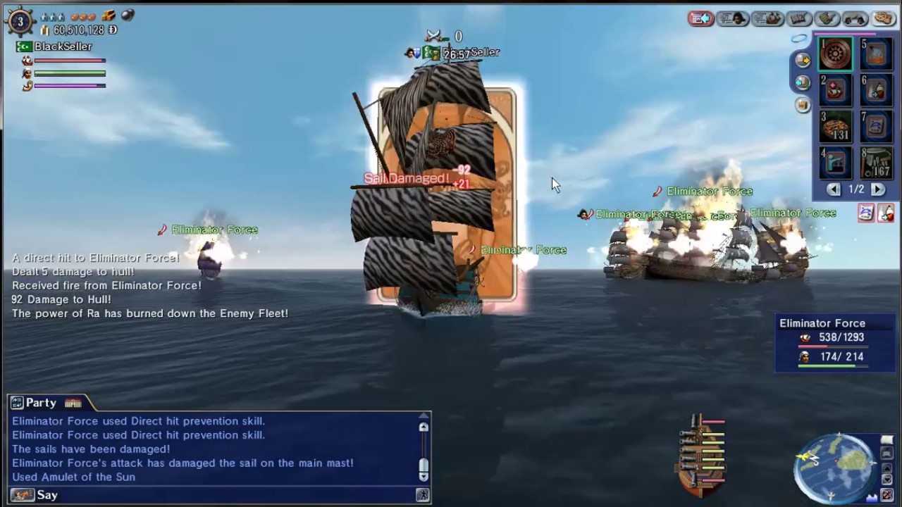 Uncharted Waters Online William Kidd Ganador Battle Grinding
