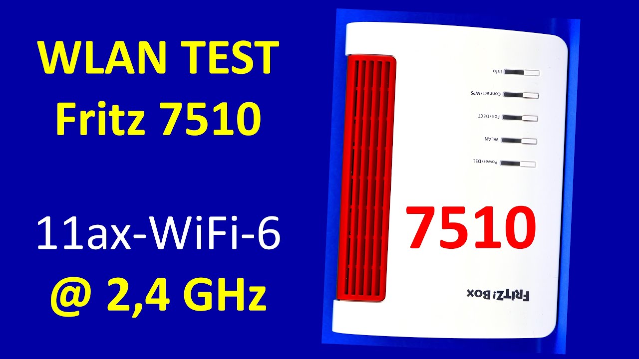 AVM FRITZ!Box 7510 WLAN MESS TEST - YouTube