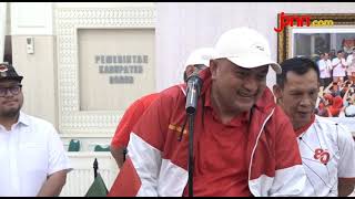 Kirab Merah Putih dan Rekor MURI Sajian Talas Kukus Terbanyak di Kabupaten Bogor