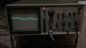 Today we will see how sound looks on an oscilloscope