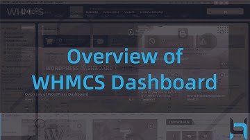 Overview of WHMCS Dashboard