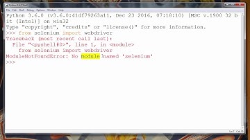 How to install Selenium module in Python programming language