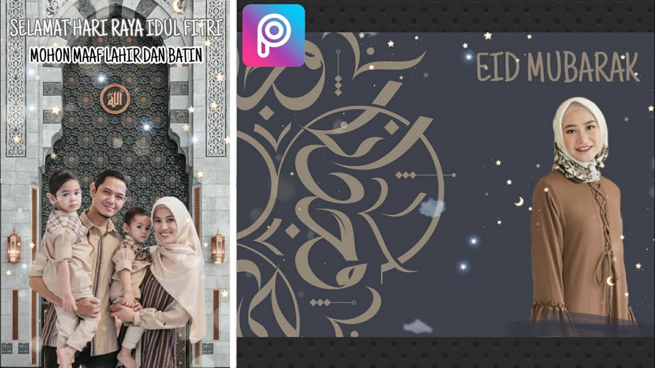 Cara edit foto kita menjadi ucapan idul fitri, lebaran di