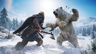 Fighting All Legendary Animals (Include All DLC) - Assasin's Creed Vikings [4K 60FPS Max Settings] screenshot 5