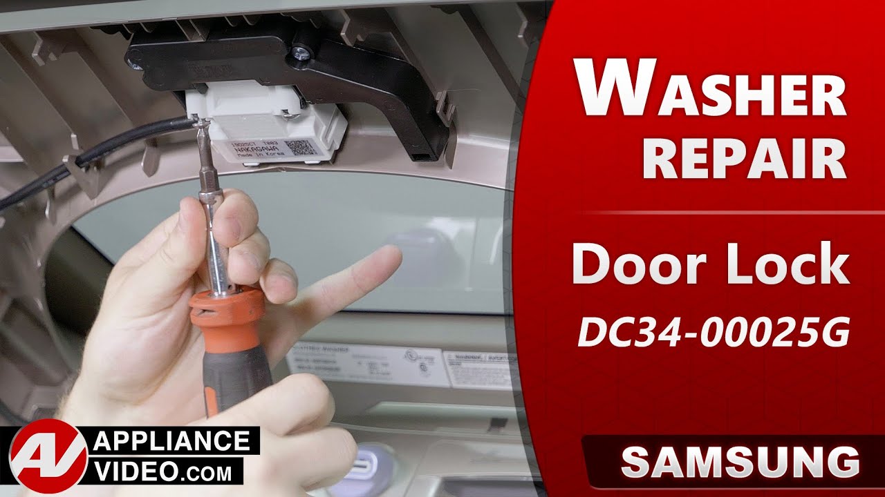 Samsung Washer Will Not Go Into Spin or Wash Door Lock Repair YouTube