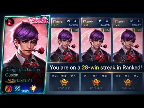 FINALLY! GUSION'S PERFECT SOLO RANK BUILD! (101% TESTED)