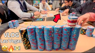 Cash Game HIGH STAKES no MELHOR Cassino de Las Vegas | Vlog Poker Lucrativo 8 #poquer