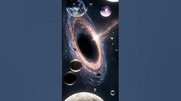 Flying To Blackhole By Gravity Pull In Deep Outer Space In Action #spaceart #space #spacescene