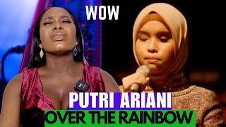 PUTRI ARIANI - Over The Rainbow REACTION #putri #putriarianireaction #goldenbuzzer #indonesia #agt