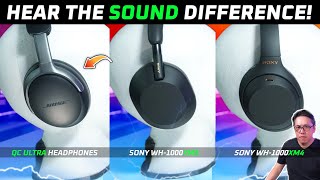 ANC KING!  Bose QC Ultra Headphones Review vs Sony WH1000XM5 vs WH1000XM4
