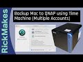 Backup Mac to QNAP using Time Machine (Multiple Accounts)