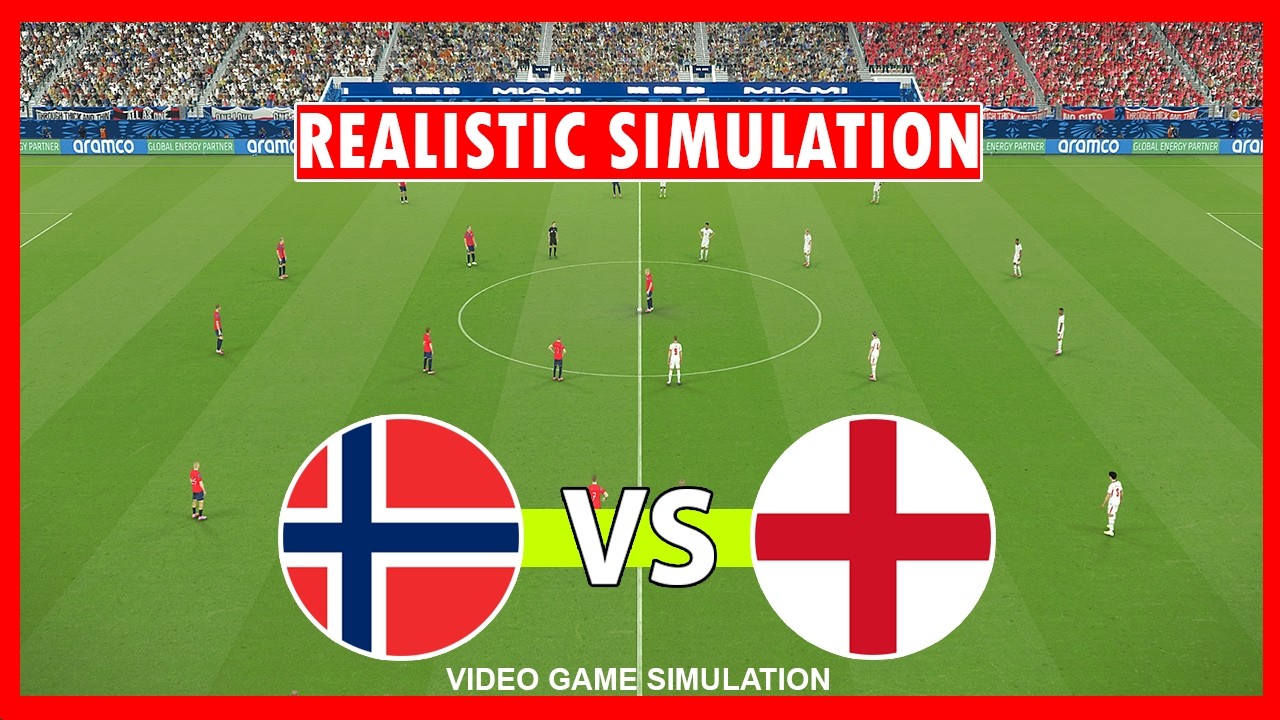 🔴LIVE: NORWAY VS. ENGLAND | WORLD CUP 2026 | QUARTERFINALS | VIDEO GAME SIMULATION