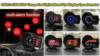 OBD2+GPS HUD Gauge Car Digital Head Up Display Speedometer Turbo RPM Alarm #obd2 by Chaudhry Auto Store 310 views 1 month ago 4 minutes, 57 seconds