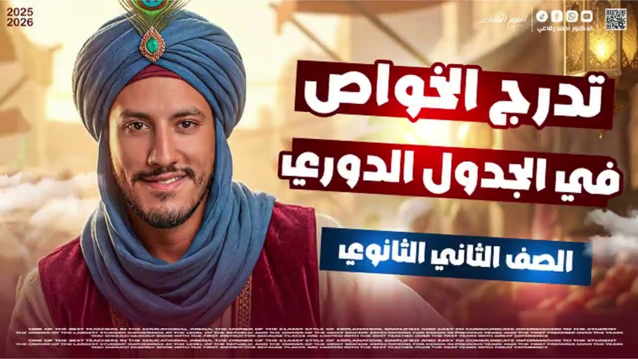 شرح تدرج الخواص في الجدول الدوري ( الجزء الثاني ) - الصف الثاني الثانوي