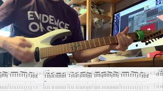 Melvins - Revolve (Guitar Playthrough with Tabs)