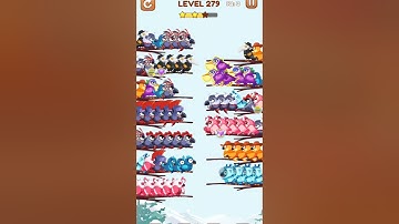 BIRD SORT 2 COLOR PUZZLE GAME🐦      LEVEL 279