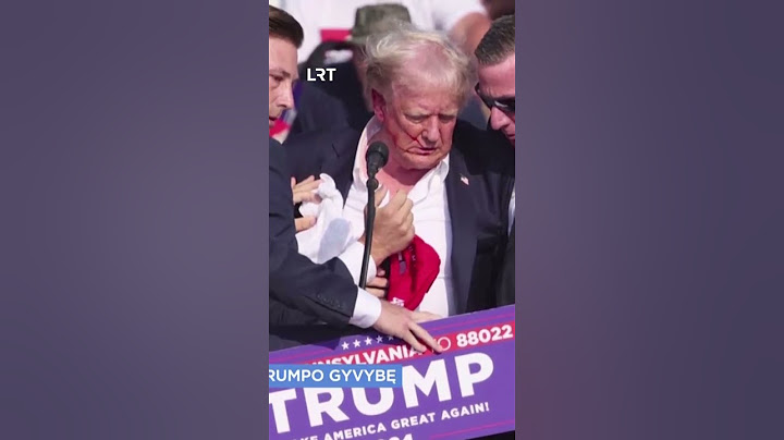 Pasikėsinta į JAV prezidento posto siekiančio Donaldo Trumpo gyvybę