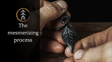 Hand-Forged Leaf Pendant: Beauty Born from Fire (Blacksmithing)