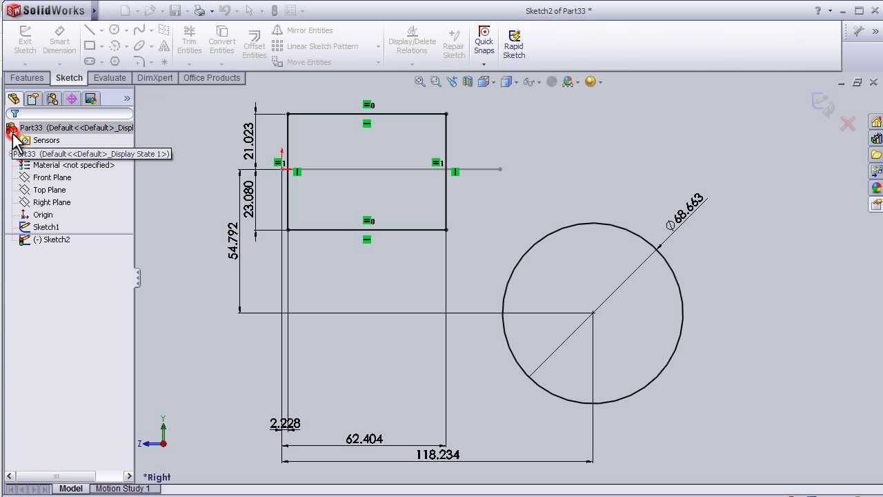 Creating Fully Defined Sketches  2019  SOLIDWORKS Help